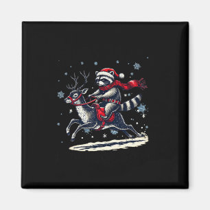Weihnachten Sorry, dass Santa I war Feral Reccoo Magnet