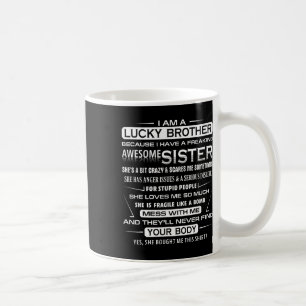 Weihnachten Spaß für Bruder von Schwester Ich bin  Kaffeetasse