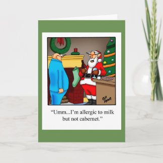 Weihnachten Spaß Grußkarte "Spectickles"