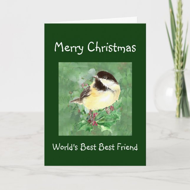Weihnachten Spaß World's Best Friend Bird (Vorderseite)