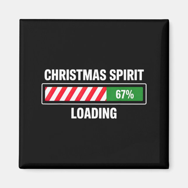 Weihnachten Srit Lädt 67  Magnet (Vorne)