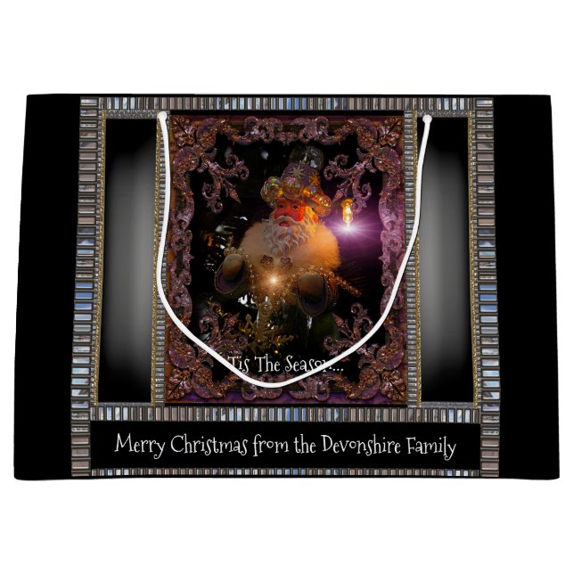 Weihnachten St. Nicholas Viktorianisch Weihnachten Große Geschenktüte (Vorderseite)