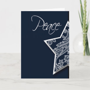 Weihnachten-Star-Feiertage-Nachrichten Xmas Feiertagskarte