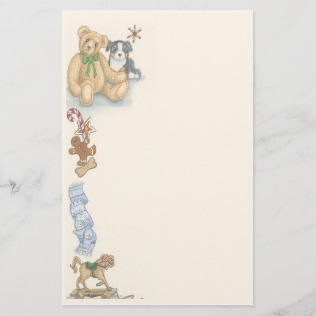Weihnachten stationär briefpapier (Vorderseite)