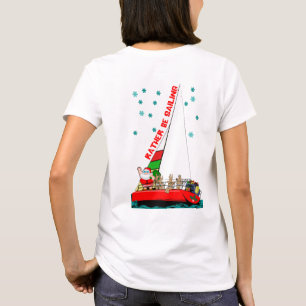 Weihnachten statt zurück segeln T - Shirt