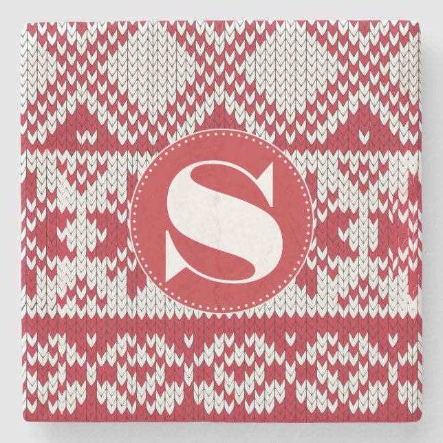 Weihnachten Steinuntersetzer (Vorderseite)