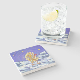 Weihnachten Steinuntersetzer