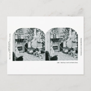 Weihnachten Stereoview - Vintag