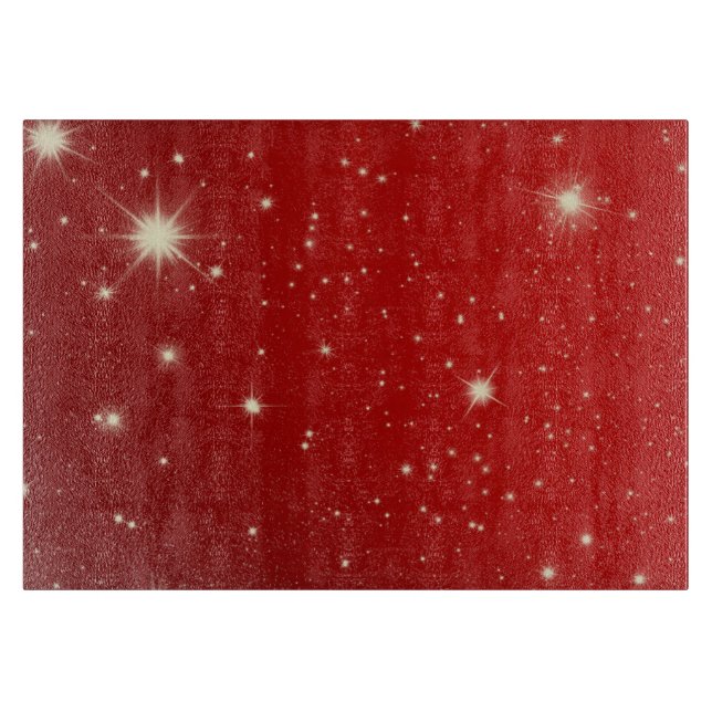 Weihnachten, Sterne in der Roten Galaxie Schneidebrett (Vorderseite)
