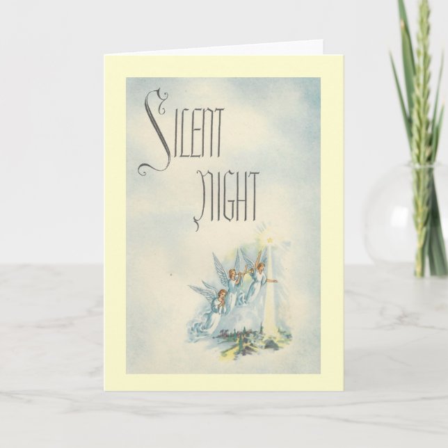 Weihnachten Stille Nacht Engel (Vorderseite)