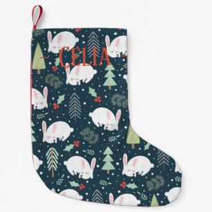 Weihnachten Strumpf - Schlafen Weihnachten Bunnies Kleiner Weihnachtsstrumpf