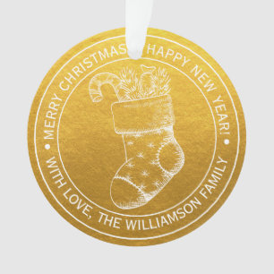 Weihnachten Strumpf Weihnachten Weihnachten Wünsch Ornament