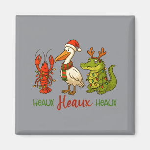 Weihnachten Südlicher Crawfish Pelikan Alligator Magnet
