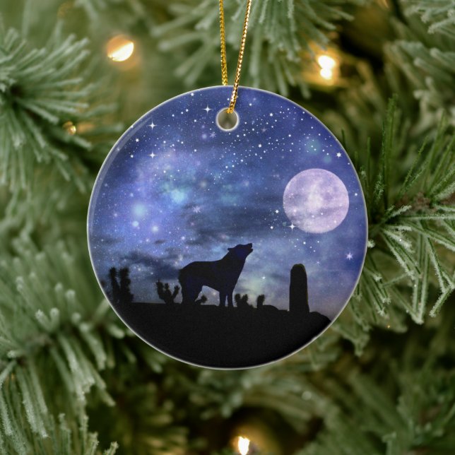 Weihnachten Südwestliche Kakteen und Kakteen Keramik Ornament (Baum)