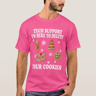 Weihnachten Support Lustiger Computerprogrammierer T-Shirt
