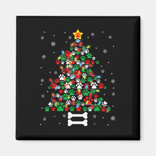 Weihnachten Süße Hundepfoten Xmas Baum Lustiger Hu Magnet