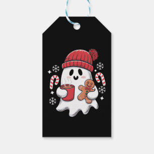 Weihnachten Süßer Geist Eiskaffee Retro Xmas Kaffe Geschenkanhänger