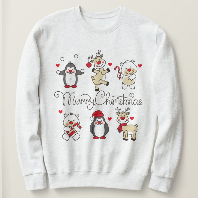 Weihnachten Sweatshirt (Design vorne)