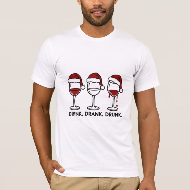 Weihnachten T - Shirt - Funny Holiday Party T-Shir (Vorderseite)