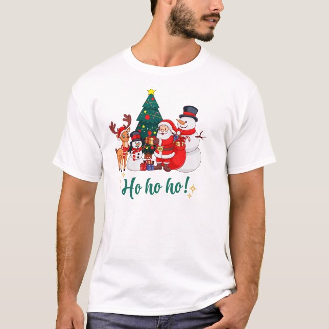 Weihnachten-T-Shirt T-Shirt (Vorderseite)