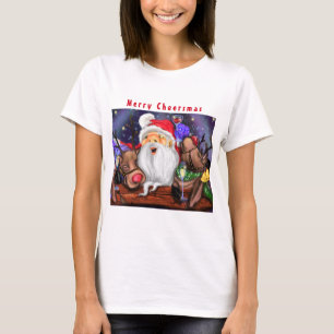 Weihnachten T - Shirt Weihnachten und Rentiere - S