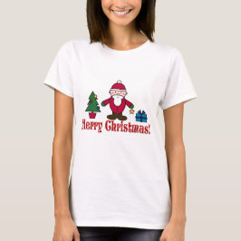 Weihnachten T - Shirt - Weihnachtsmann - Frohe Wei