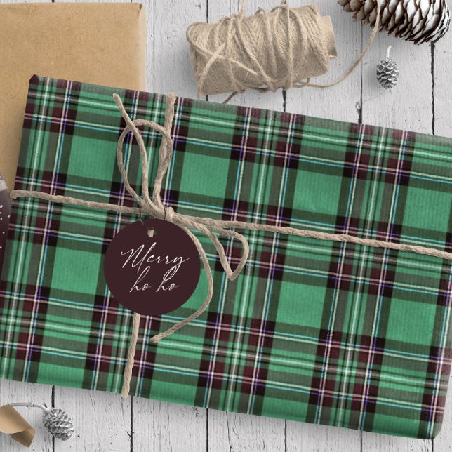 Weihnachten Tartan Green/Red ID768 Geschenkpapier (Von Creator hochgeladen)