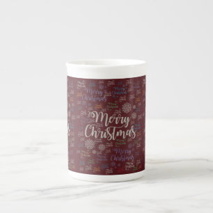 Weihnachten Tasse, frohe Weihnachten Prozellantasse