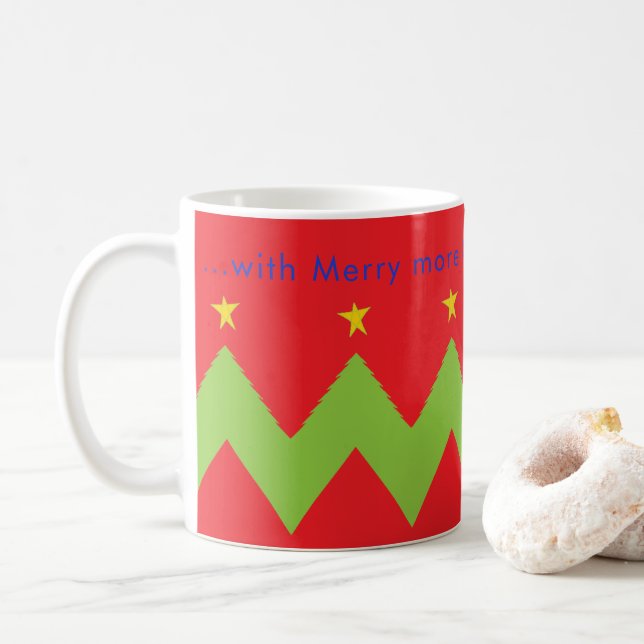 Weihnachten Tasse "...Frohe weitere Weihnachten ko (Mit Donut)