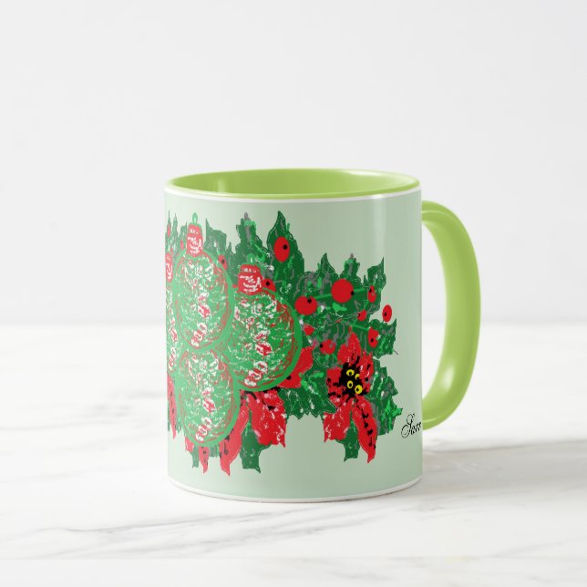 Weihnachten-Tasse: Gefühl Tasse (VorderseiteRechts)