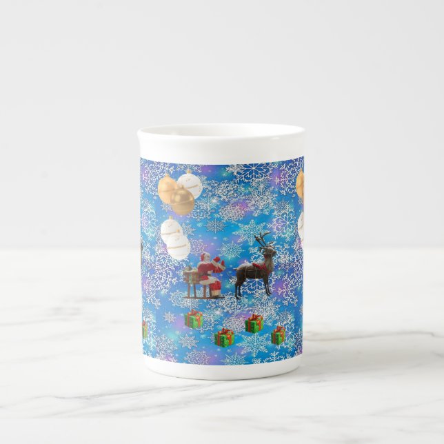 Weihnachten-Tasse Prozellantasse (Vorderseite)
