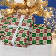 Weihnachten Thema Rot und Grün Schmetterling Muste