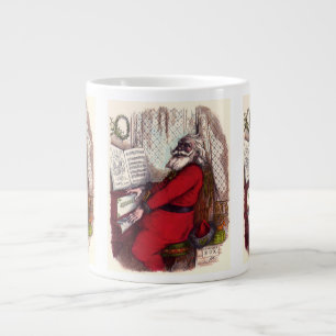 Weihnachten, Thomas Nast Weihnachtsmann Piano Jumbo-Tasse