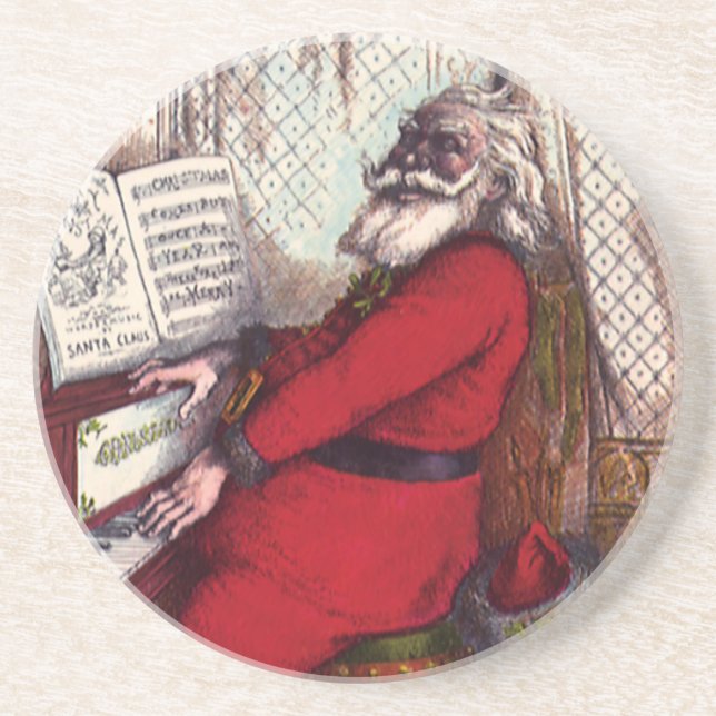 Weihnachten, Thomas Nast Weihnachtsmann Piano Untersetzer (Vorne)