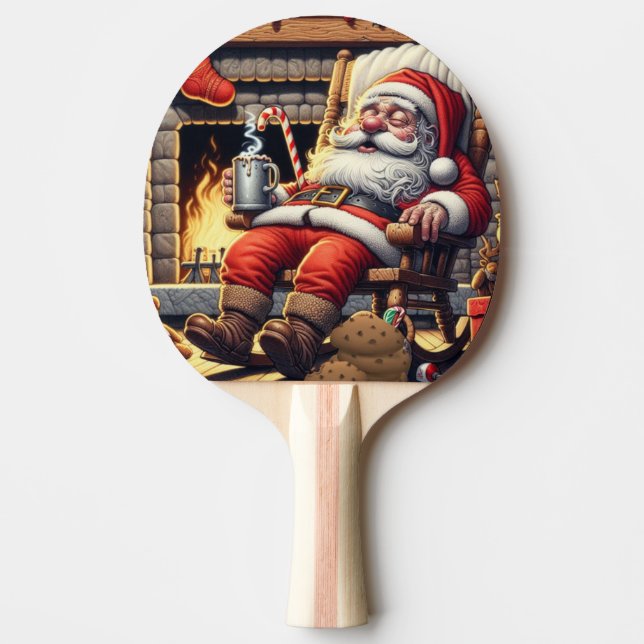 Weihnachten Tischtennis Schläger (Vorderseite)