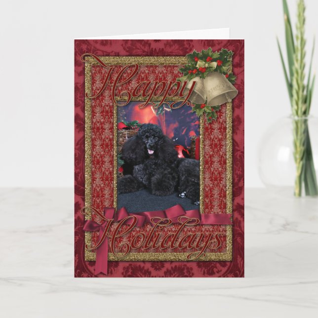 Weihnachten - Toby - Poodle (Vorderseite)