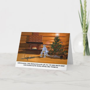 Weihnachten: Tod Dino verdunstet Kind Feiertagskarte