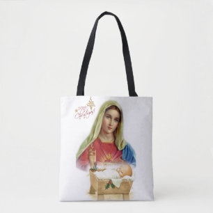 Weihnachten Tragetaschen der Frauen, Jesus Christu