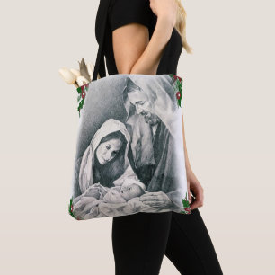 Weihnachten Tragetaschen der Frauen, Jesus Christu