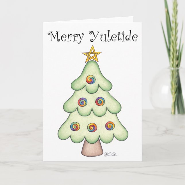 Weihnachten Tree Card (Vorderseite)
