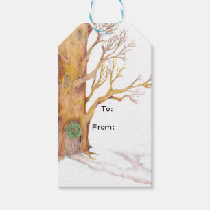 "Weihnachten Tree"-Tags Geschenkanhänger