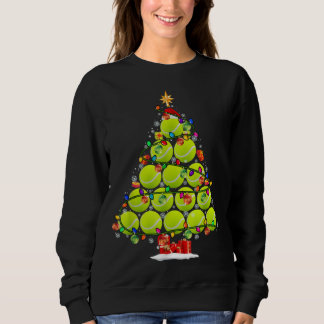 Weihnachten-Tree-Tennis Weihnachten Sweatshirt