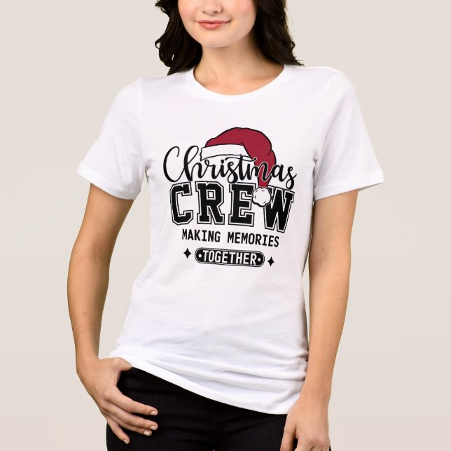 Weihnachten Tri-Blend Shirt (Vorderseite)