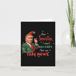 Weihnachten Trump Liebe Weihnachten Fake News Funn Karte