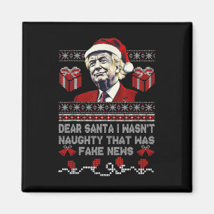 Weihnachten Trump Liebe Weihnachten Fake News Funn Magnet