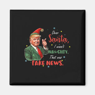 Weihnachten Trump Liebe Weihnachten Fake News Funn Magnet