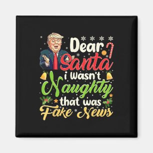 Weihnachten Trump Liebe Weihnachten Fake News Funn Magnet