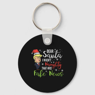 Weihnachten Trump Liebe Weihnachten Fake News Funn Schlüsselanhänger