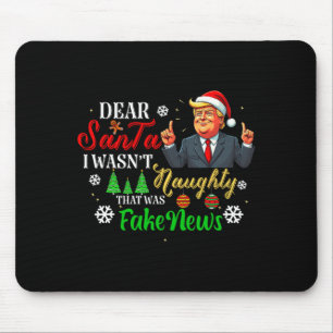 Weihnachten Trump Lieber Santa Falsche Nachrichten Mousepad