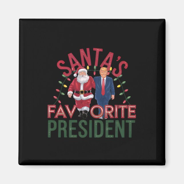 Weihnachten - Trumps Lieblingspräsident Magnet (Vorne)